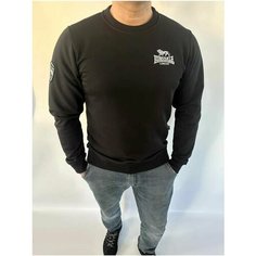 Свитшот LONSDALE lonsdale, размер 54, , черный