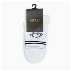 Носки Minaku Спорт, размер 43, белый