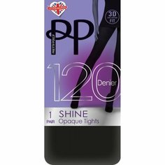 Колготки Pretty Polly Nylons Gloss, 120 den, размер S-M, бордовый