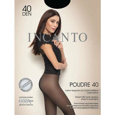 Колготки Incanto Poudre, 40 den, размер 3, черный