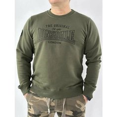 Свитшот LONSDALE lonsdale, размер L, , хаки