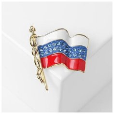 Брошь ТероПром, эмаль, металл