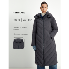 Куртка FINN FLARE Пальто демисезонное с утиным пухом, размер S, темно-серый