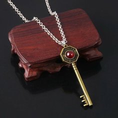 Колье GAMEМЕРЧ, красный, коричневый