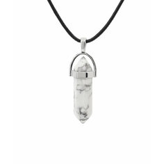 Колье SILVARIE, говлит, длина 45 см, белый, серебряный, серый