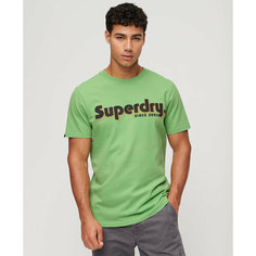 Футболка Superdry TERRAIN LOGO CLASSIC T SHIRT, 1 шт., размер S, зелёный