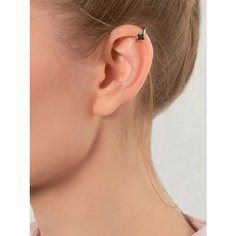 Кафф Ювелир Карат, серебро, 925 проба, золочение, , серебристый