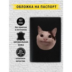 Обложка для паспорта , черный Custom Shops