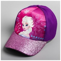 Кепка Disney для девочек, размер 52/56, фиолетовый