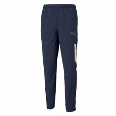 Брюки джоггеры PUMA teamLIGA Sideline Pants Peacoat, размер S, cиний