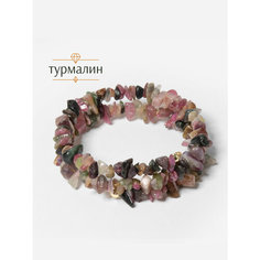Жесткий браслет BL Jewelry, турмалин, 1 шт., размер 19 см, лиловый