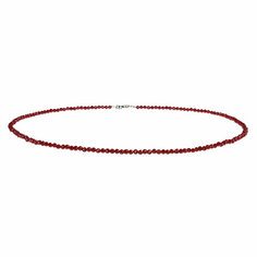 Колье SILVARIE, шпинель, длина 45 см, бордовый, красный