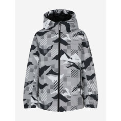 Куртка горнолыжная GLISSADE Universe Boys Padded Jacket, размер 122/128, серый