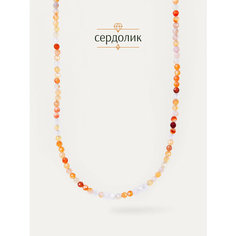 Колье BL Jewelry, сердолик, длина 39 см, оранжевый