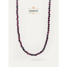 Колье BL Jewelry, гранат, длина 39 см, бордовый
