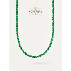 Чокер BL Jewelry, хрусталь, длина 35 см, зелeный