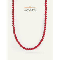 Чокер BL Jewelry, хрусталь, длина 35 см, красный