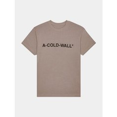 Футболка A-COLD-WALL*, размер M, серо-коричневый