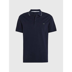 Поло CALVIN KLEIN, размер M, синий
