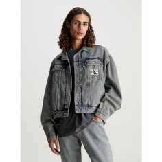 Куртка джинсовая Calvin Klein Jeans, размер M, синий