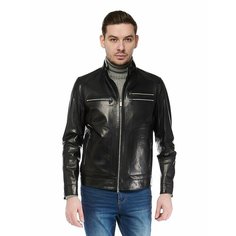 Куртка FIRST MAN Кожаные куртки из натуральной кожи, размер 52, черный