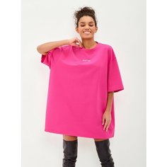Платье sold out oversize, размер S (40-42), фуксия