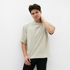 Футболка MIST, 1 шт., размер 54, бежевый