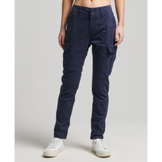 Брюки карго Superdry SLIM CARGO PANT, размер 26/30, синий