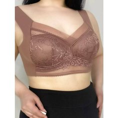Бюстгальтер H&C Underwear, размер 6L, коричневый