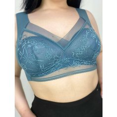 Бюстгальтер H&C Underwear, размер 6L, изумрудно-зеленый