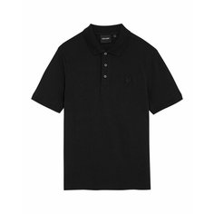Поло Lyle & Scott Tonal Eagle Polo Shirt, размер XL, jet black
