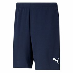 Шорты PUMA teamRISE, размер L, темно-синий
