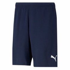 Шорты PUMA teamRISE, размер M, темно-синий