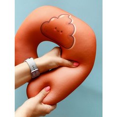 Подушка для шеи iLikeGift, оранжевый, коричневый