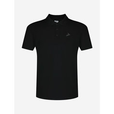 Поло Demix M D Basic Solid Polo T-Shirt, размер 46, черный