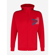Толстовка Demix M D Russian Team hooded full zip, размер 52, , красный
