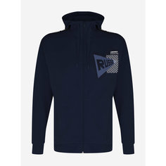Толстовка Demix M D Russian Team hooded full zip, размер 48, , темно-синий