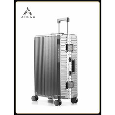 Чемодан AIBAG, 20 л, размер M, серый