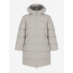 Пуховик OUTVENTURE Active Girls Faux Down Coat, размер 122/128, светло-серый