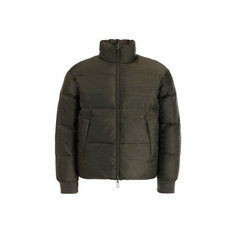 Пуховик EMPORIO ARMANI, размер 58, зелёный