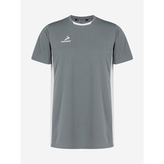 Футболка Demix Basic 1 jersey, размер 46, серый/белый