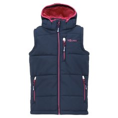 Жилет утеплённый Trollkids Narvik Vest XT, размер 116, Navy/Magenta