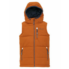 Жилет утеплённый Trollkids Narvik Vest XT, размер 176, cinnamon/night sky