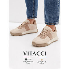 Кроссовки VITACCI, размер 36, бежевый