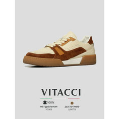Кеды VITACCI, размер 39, коричневый