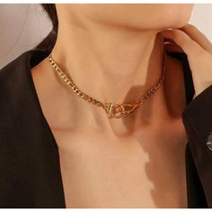 Колье Azimut C.O. Jewelry AND Accessories, длина 45 см, золотистый