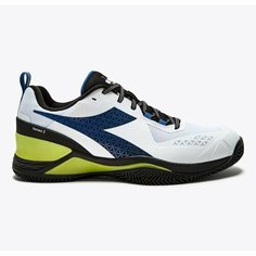 Кроссовки Diadora BLUSHIELD TORNEO 2 CLAY, размер 11, белый, черный