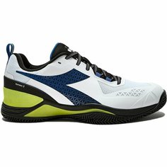Кроссовки Diadora BLUSHIELD TORNEO 2 CLAY, размер 10.5, белый, черный