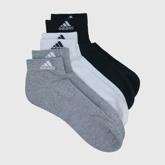 Носки adidas, комплект, 3 пары, размер M, белый