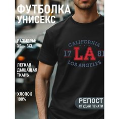 Футболка, размер XL, черный ОверСайз